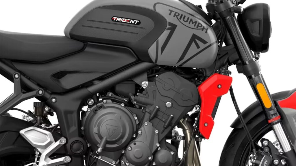 This is an image of the engine Triumph Trident 660