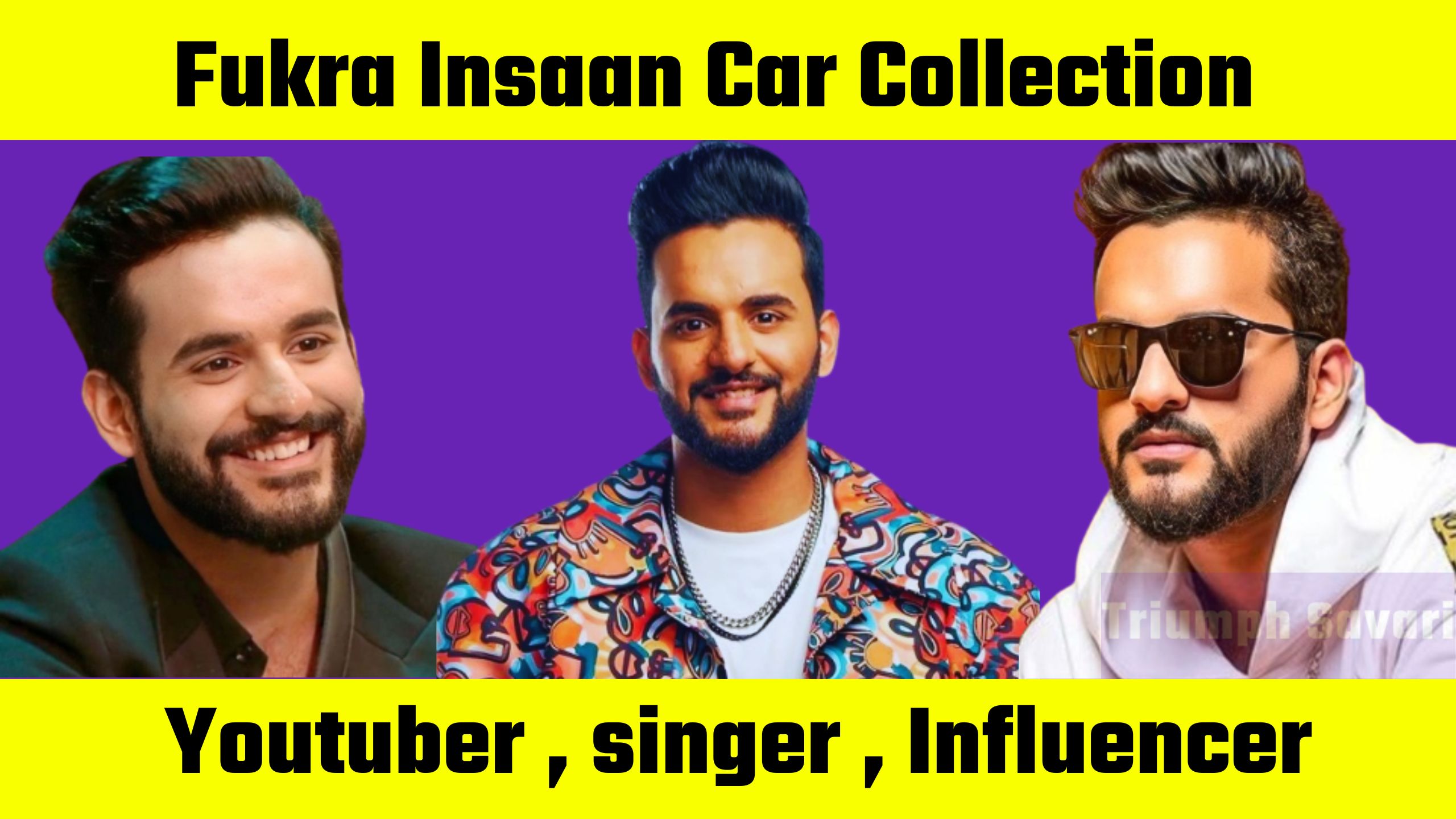 This is the cover page of the blog fukra insaan car collection.